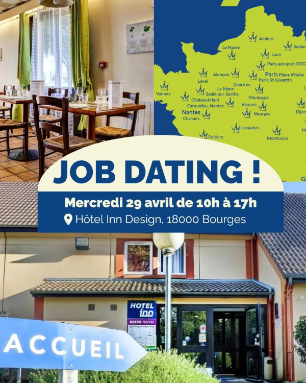 Job dating Ferré Hôtels - 29 avril 2026 Bourges